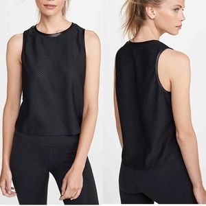 Koral Muscle Tank Netz crop top black Size S